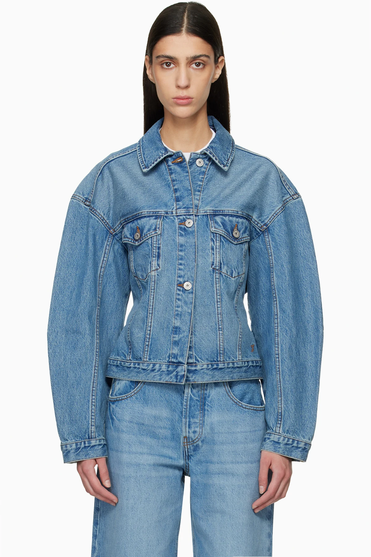 Blue Le Paysan 'The de-Nîmes' Denim Jacket
