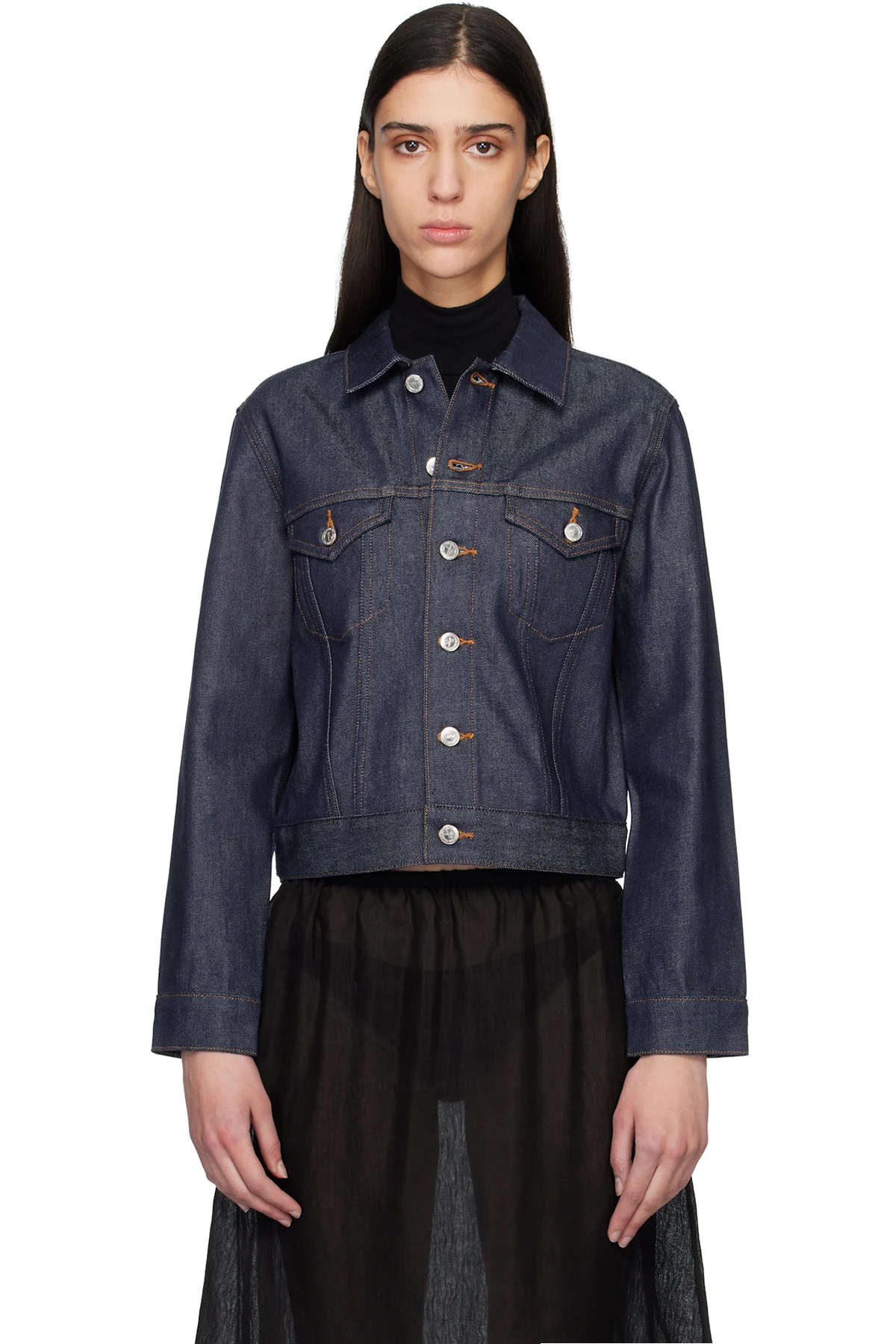 Navy Dion Denim Jacket