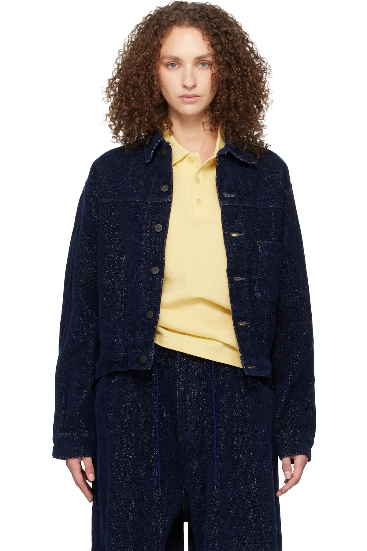Navy Darts Bottom Jacket