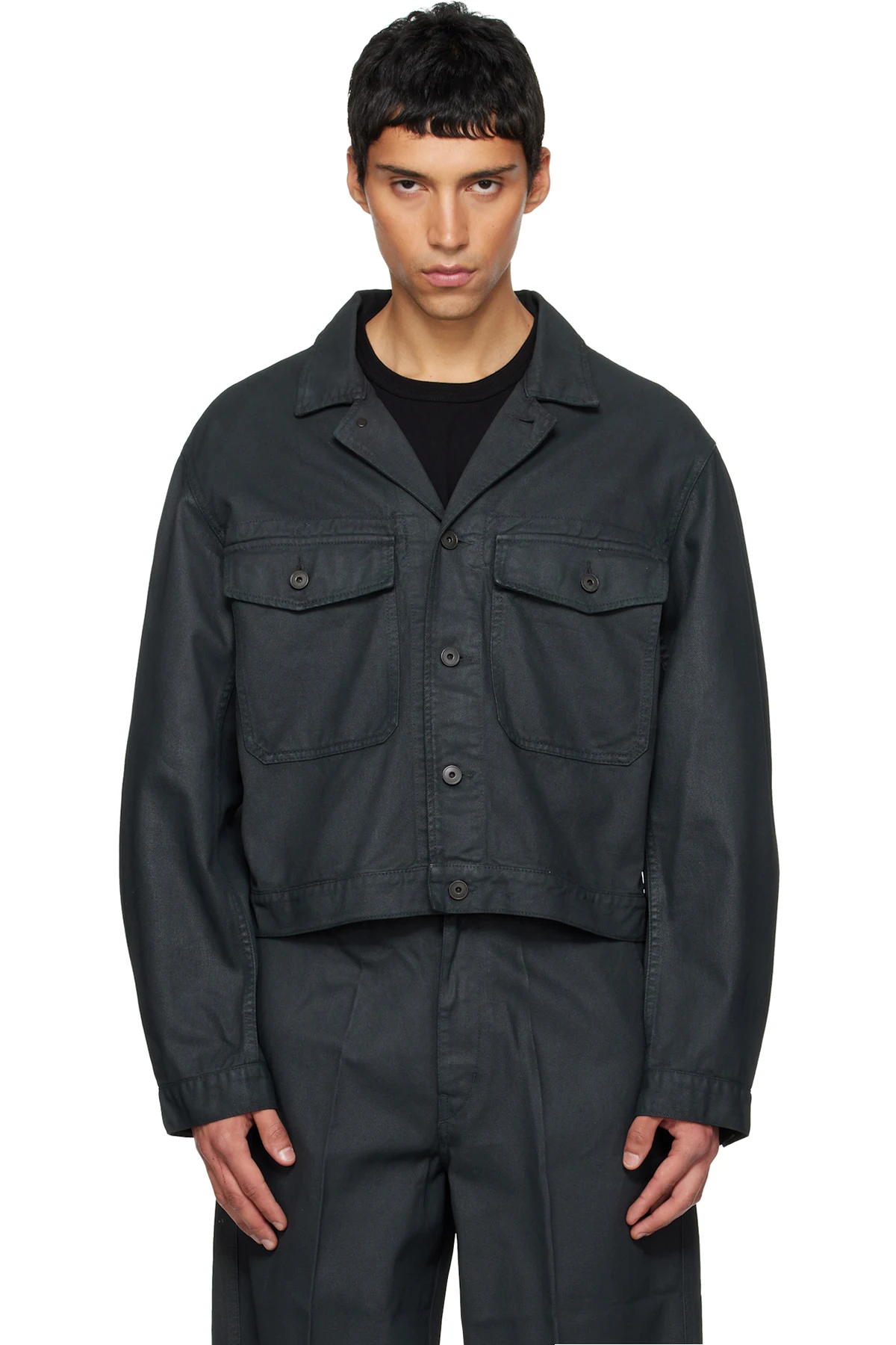 Black Trucker Denim Jacket