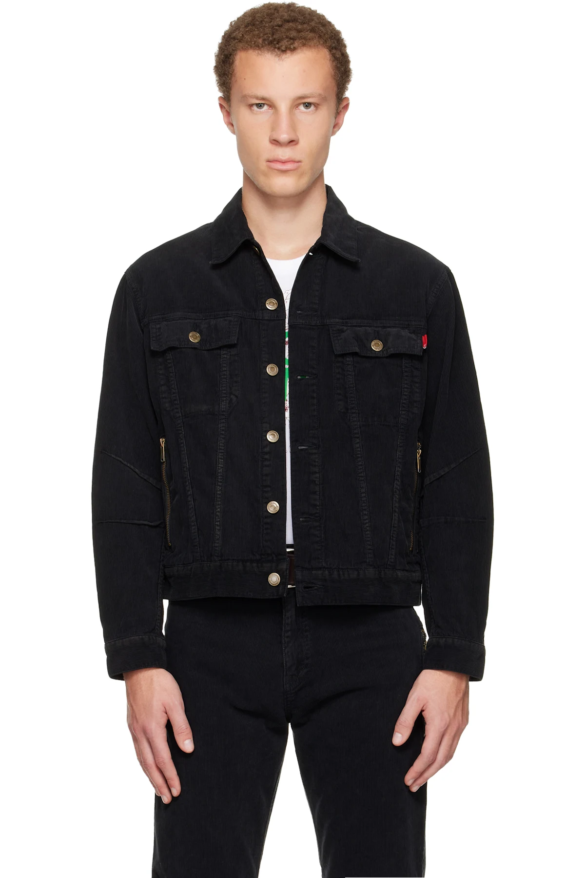 Black UC2E4209-1 Denim Jacket