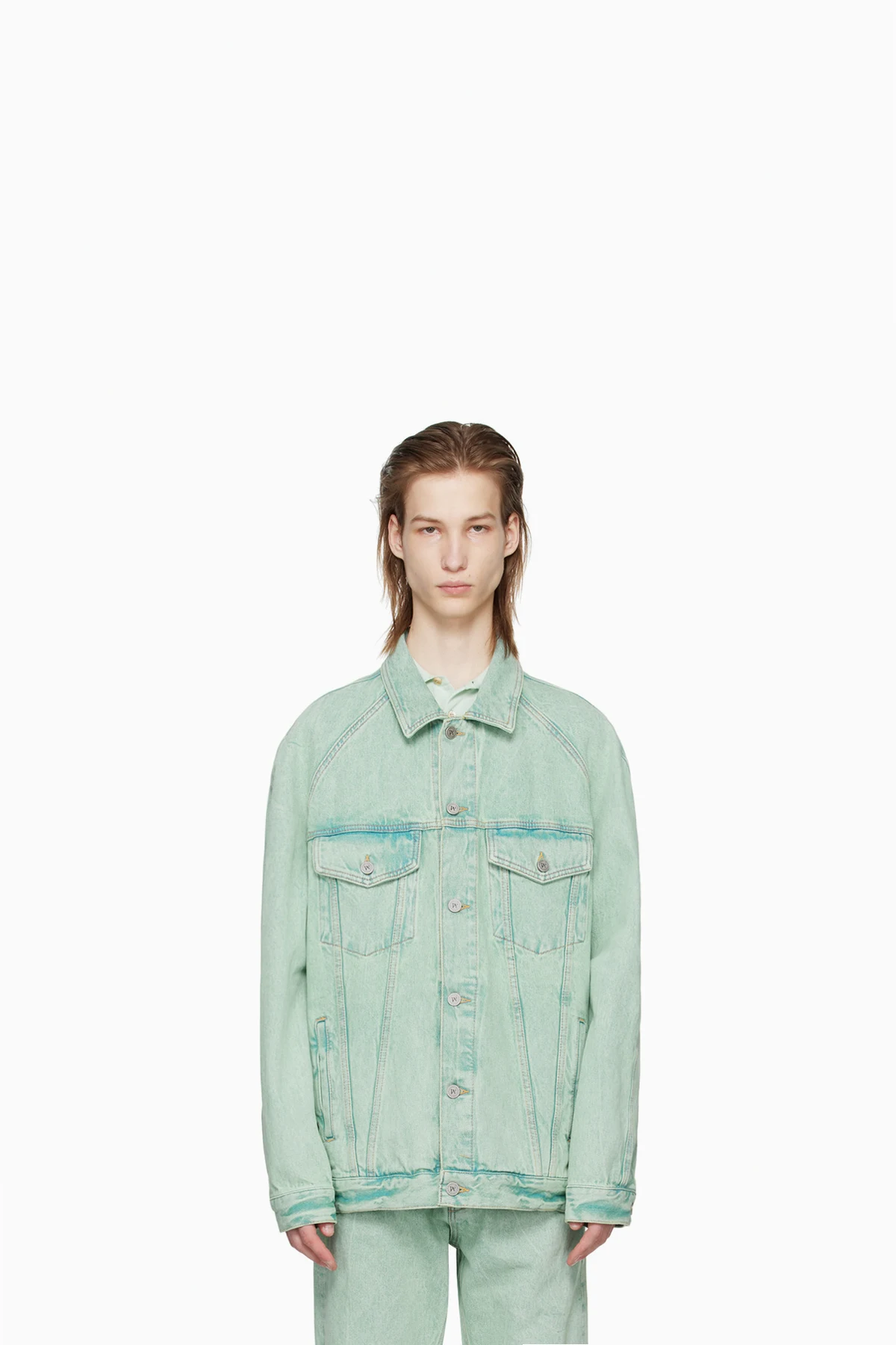 Green Overdye Denim Jacket