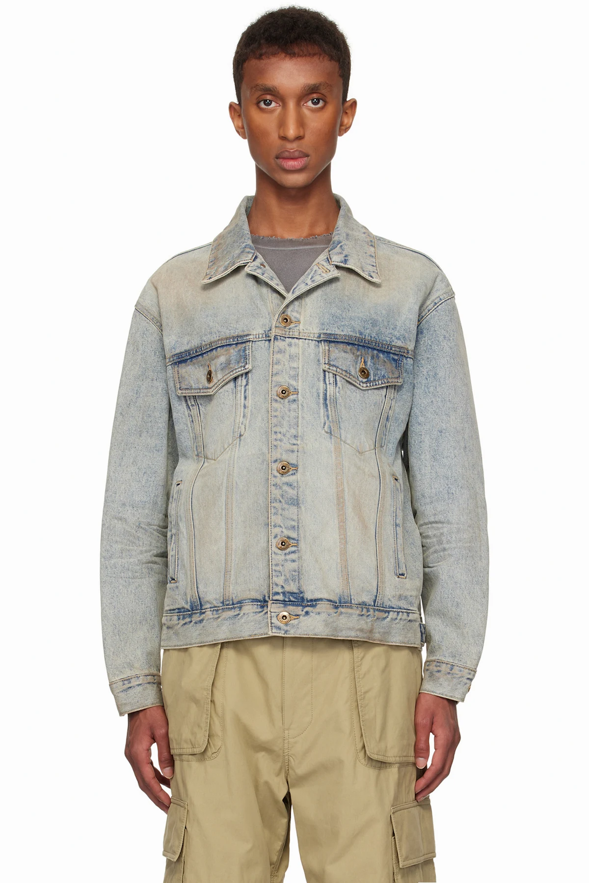 Blue Washed Denim Jacket