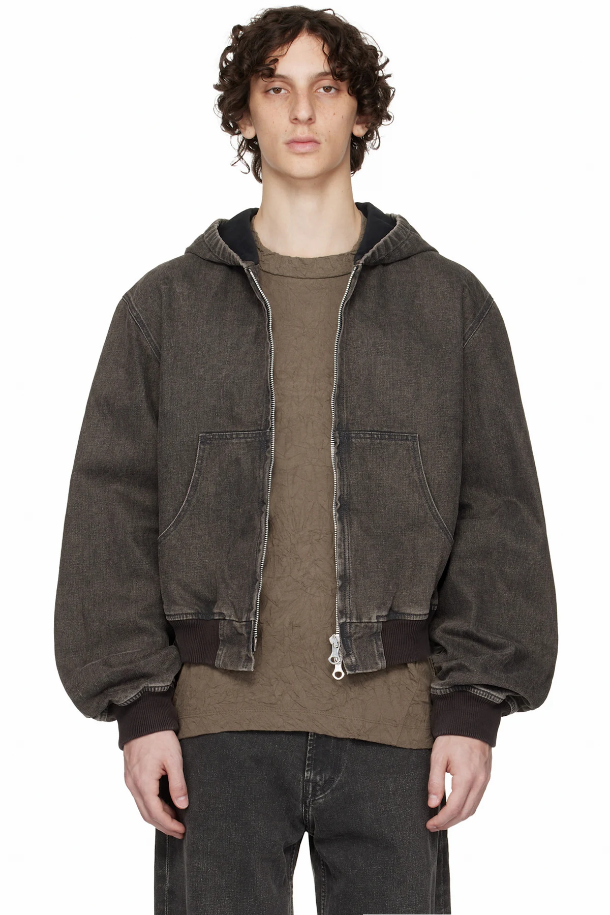 Black Bank Denim Jacket