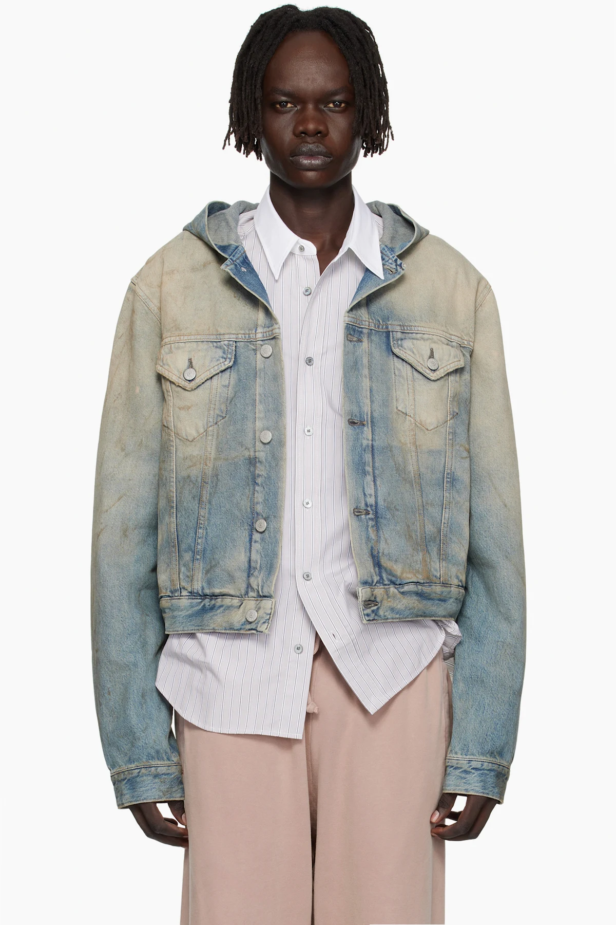 Blue Hood Denim Jacket