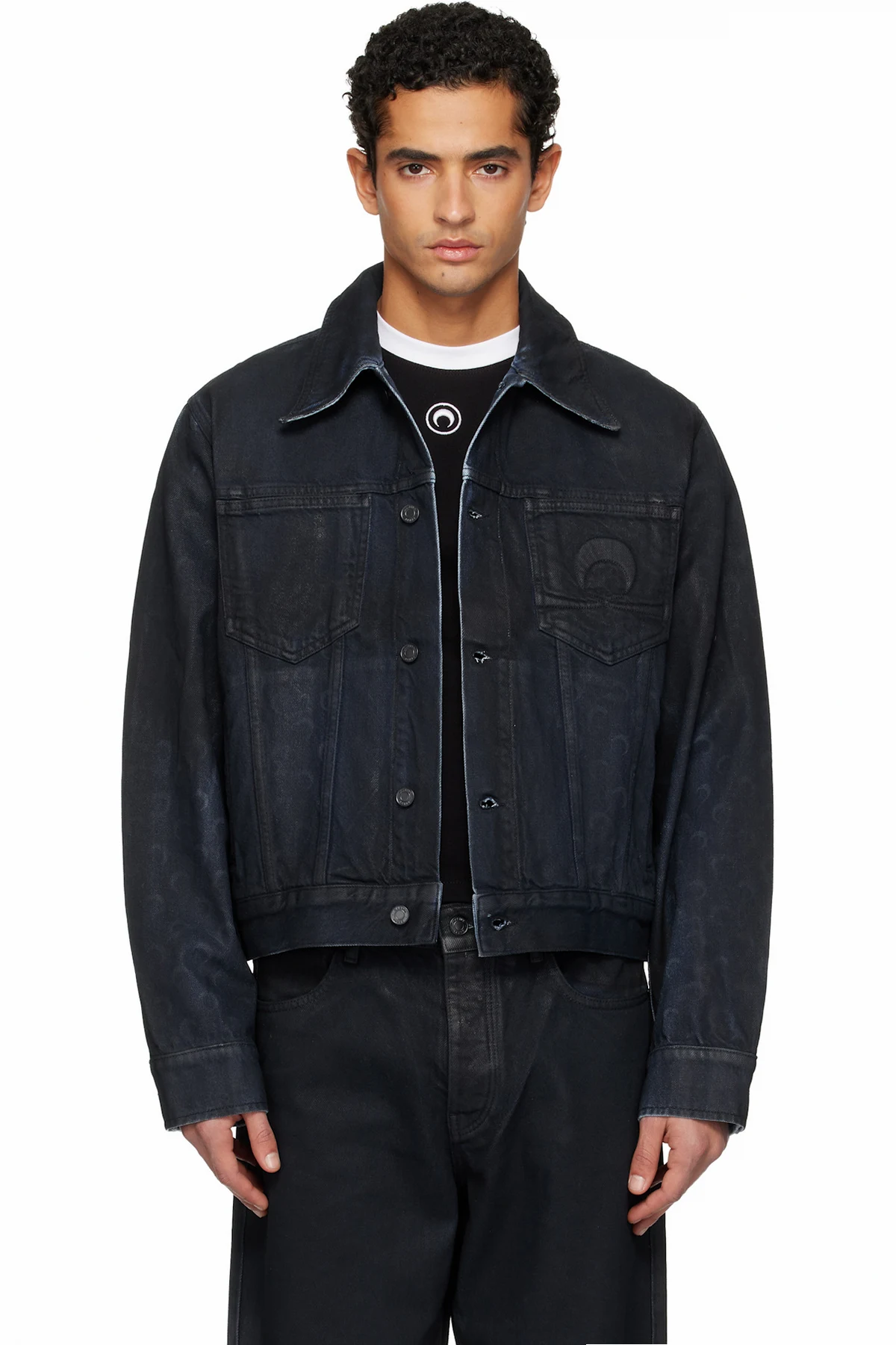 Black Moon Waxed Denim Jacket