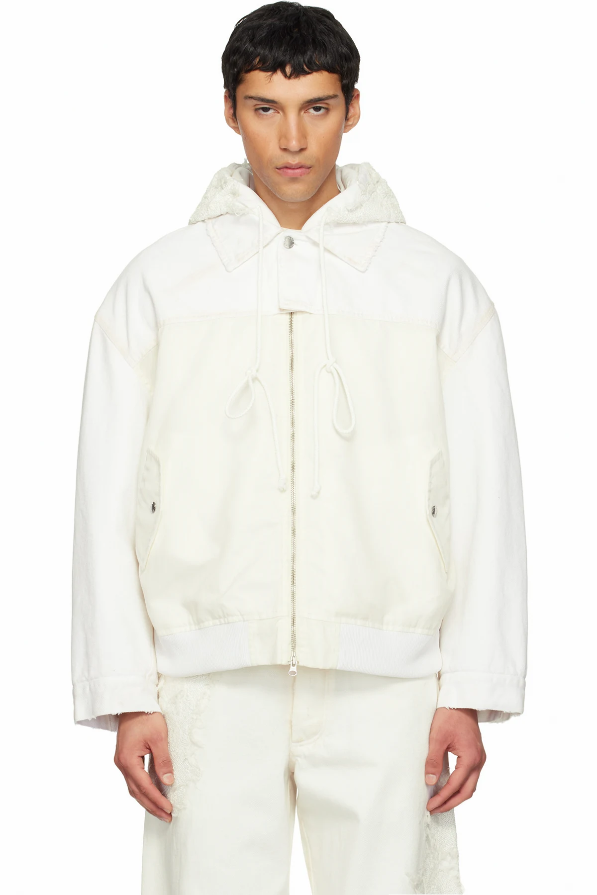 Off-White TKL Edition Faded Denim Jacket