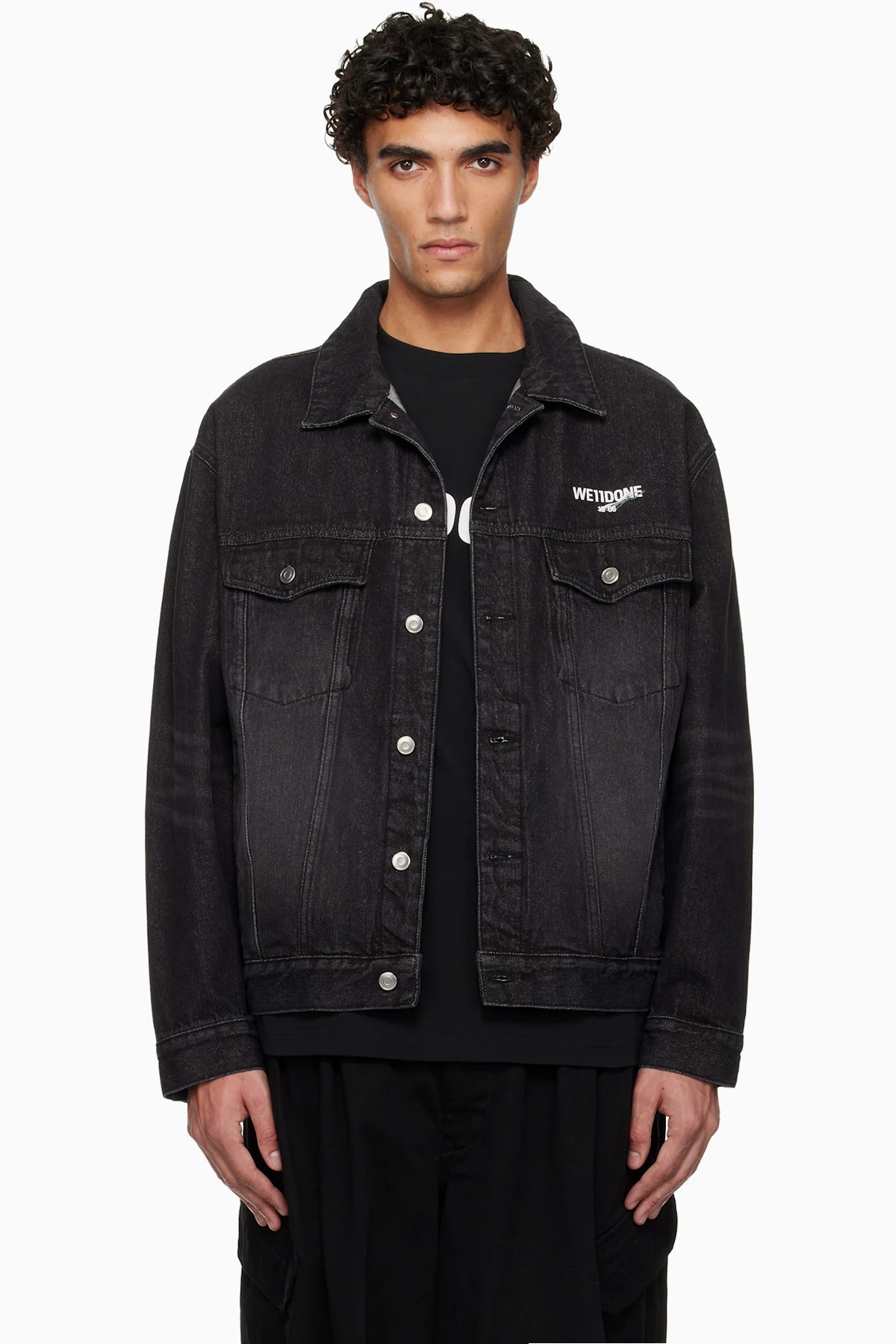 Black '1506' Denim Trucker Jacket