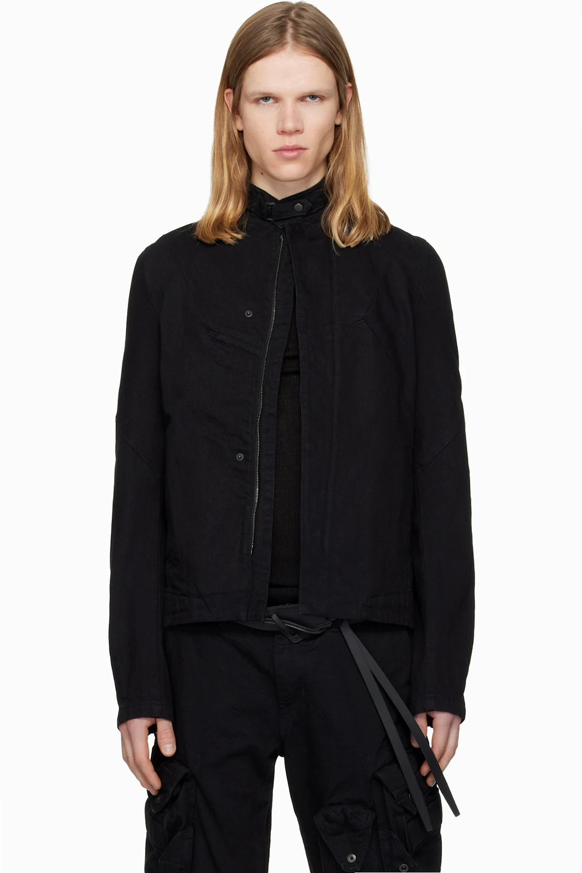 Black Prism Biker Denim Jacket