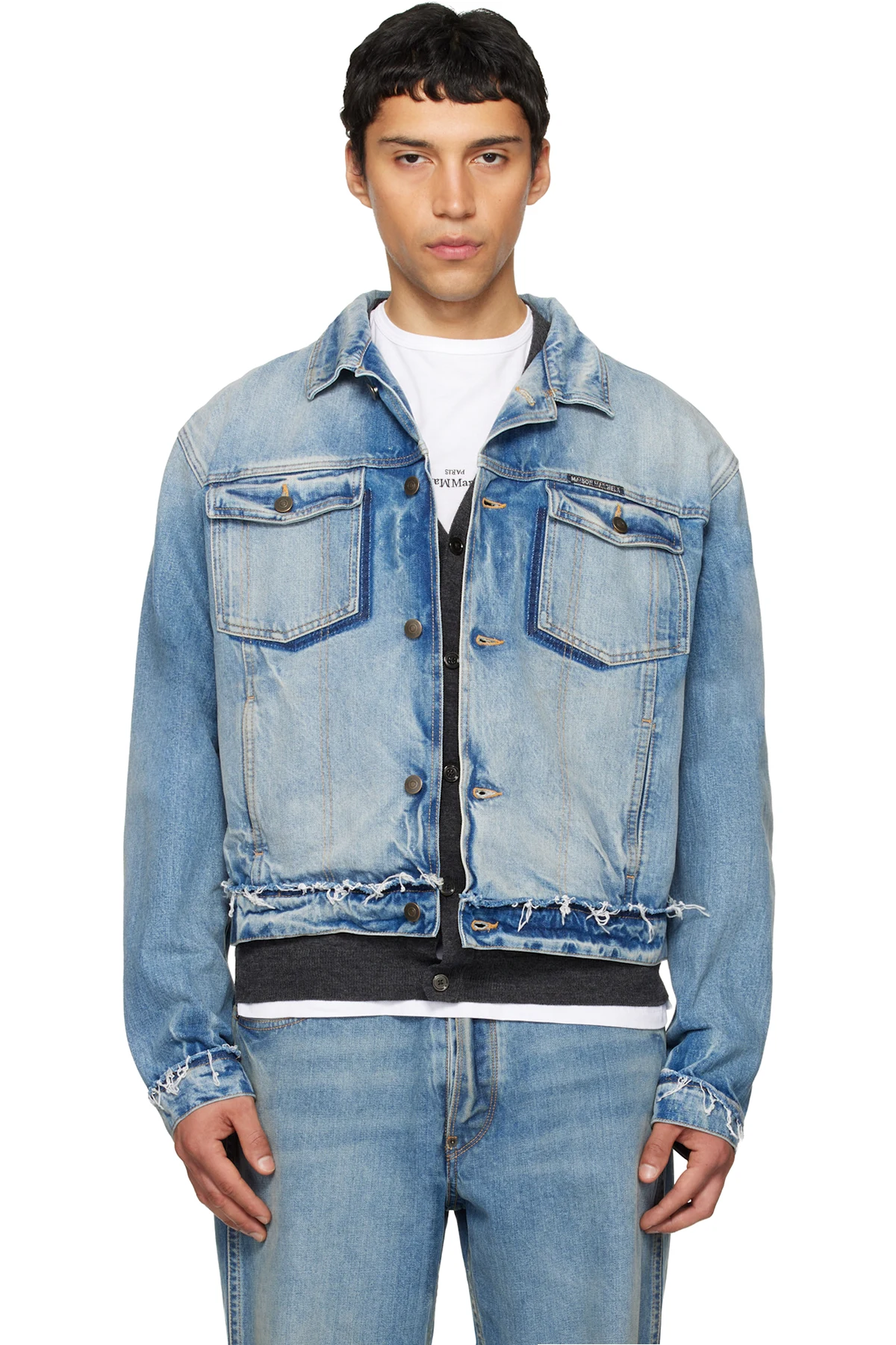Blue Caban Denim Jacket