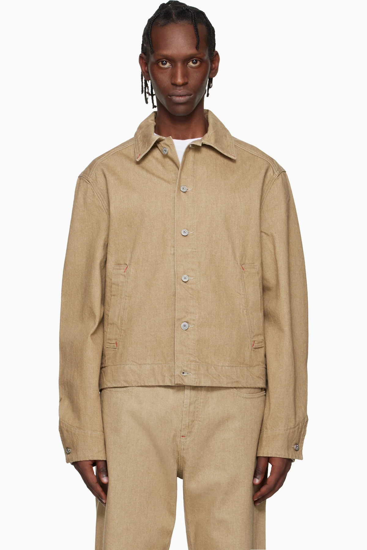 Beige 'The Mirada de-Nîmes' Denim Jacket