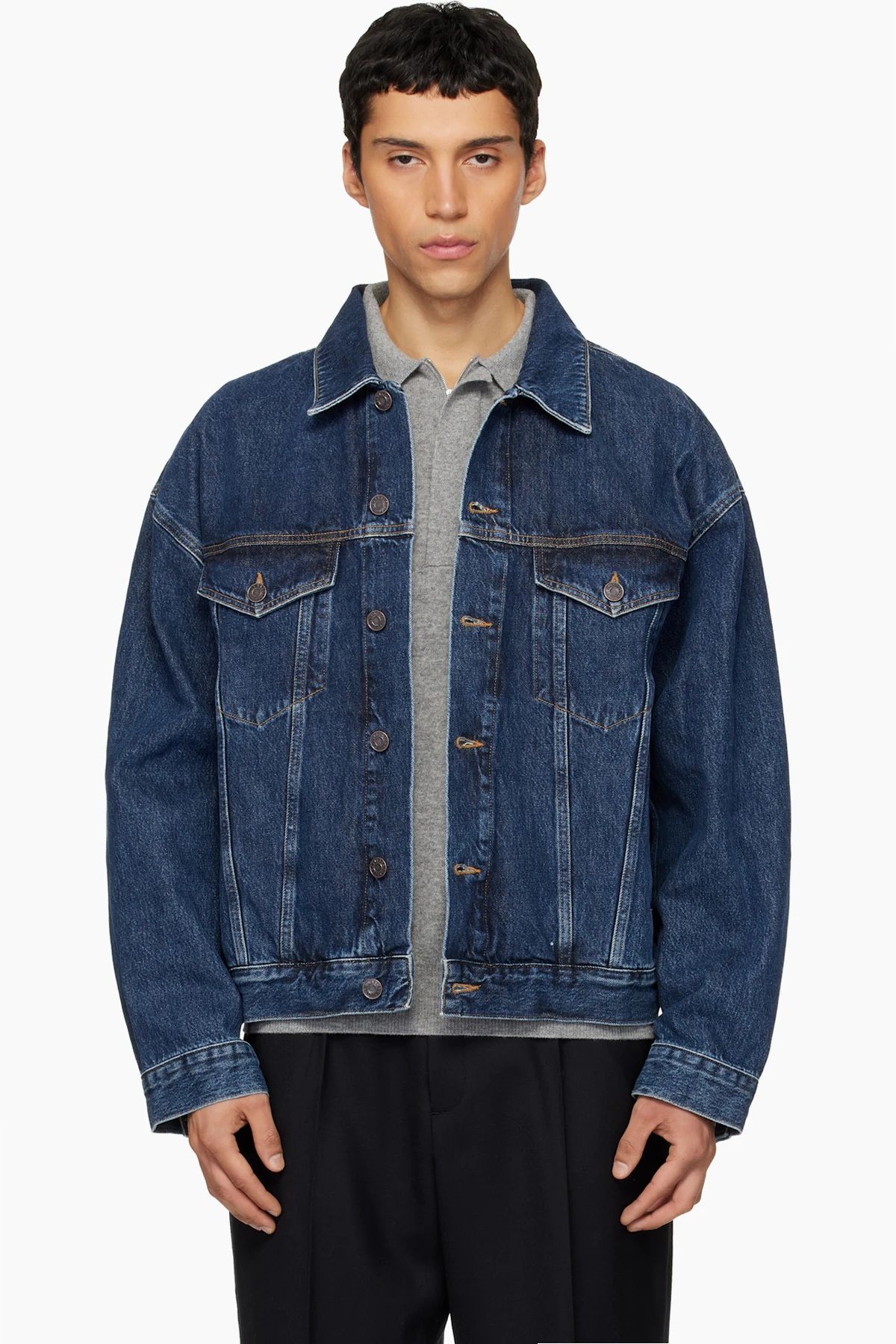 Navy Stefano Denim Jacket