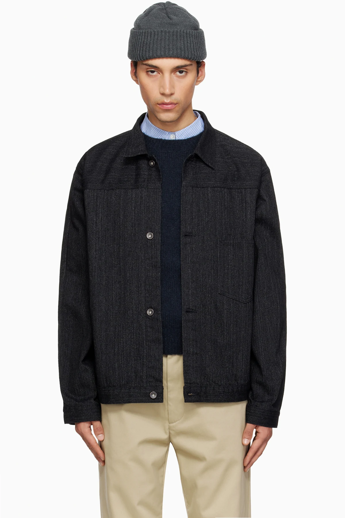 Black Short Denim Jacket