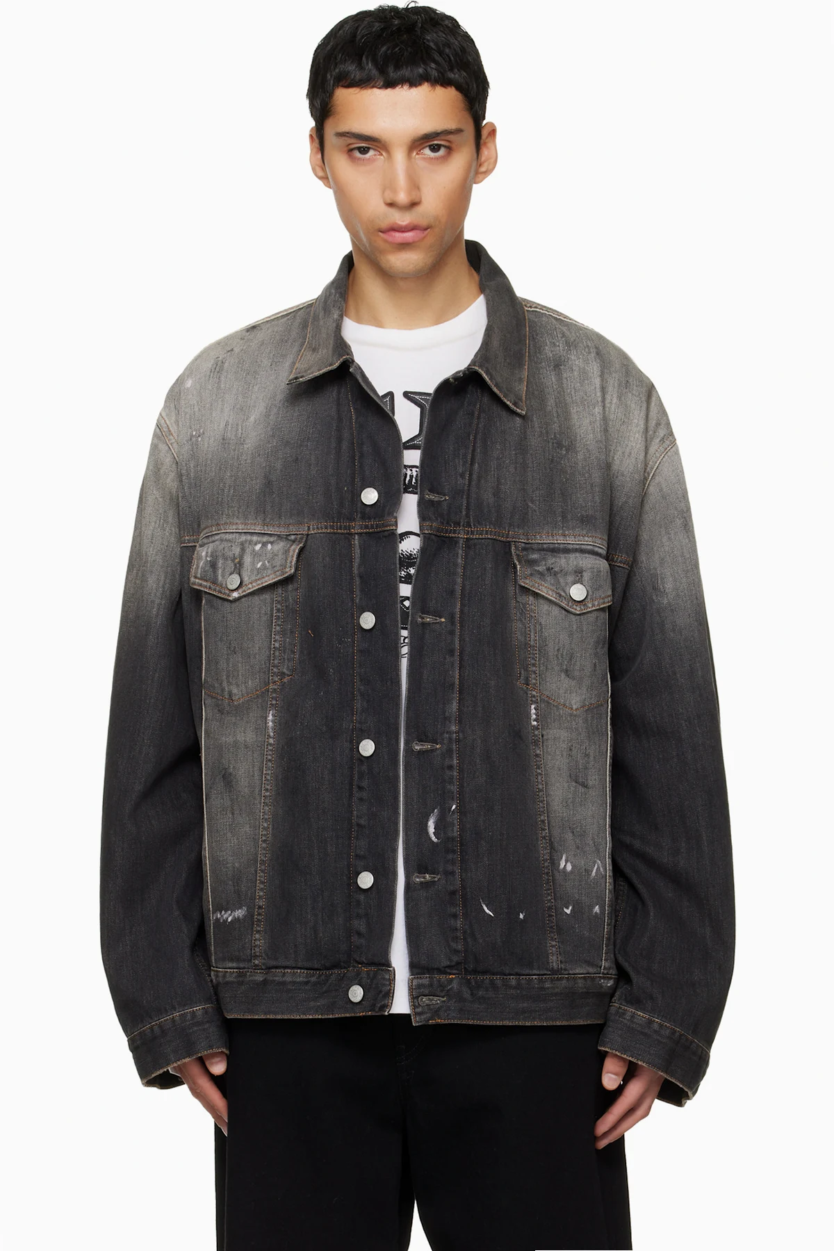 Black Oversized Denim Jacket