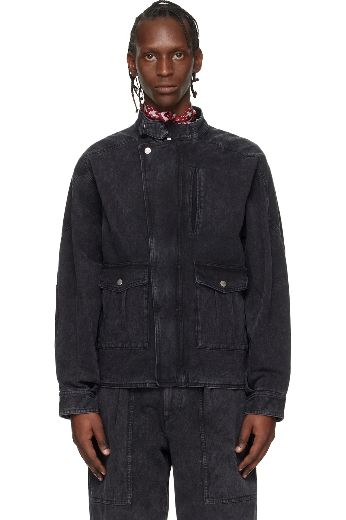 Black Isaiah Denim Jacket