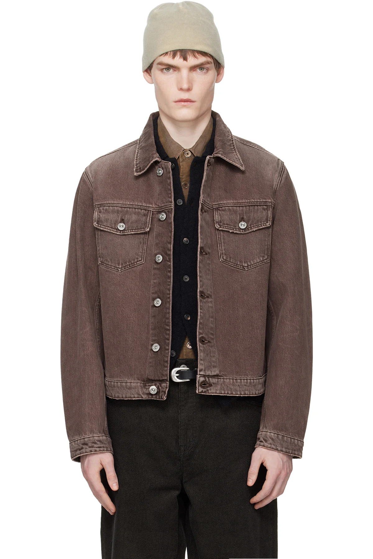 Brown Origin Denim Jacket