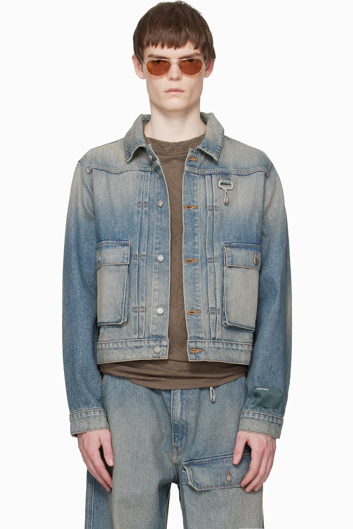 Blue Washed Trucker Denim Jacket