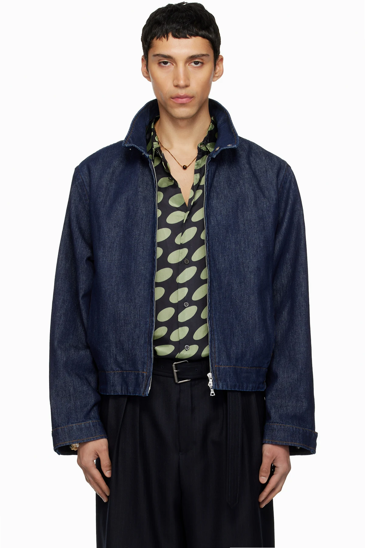 Navy Varington Denim Jacket