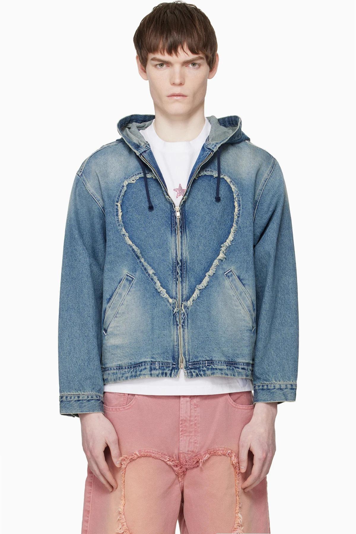 Blue 'The Love' Denim Jacket