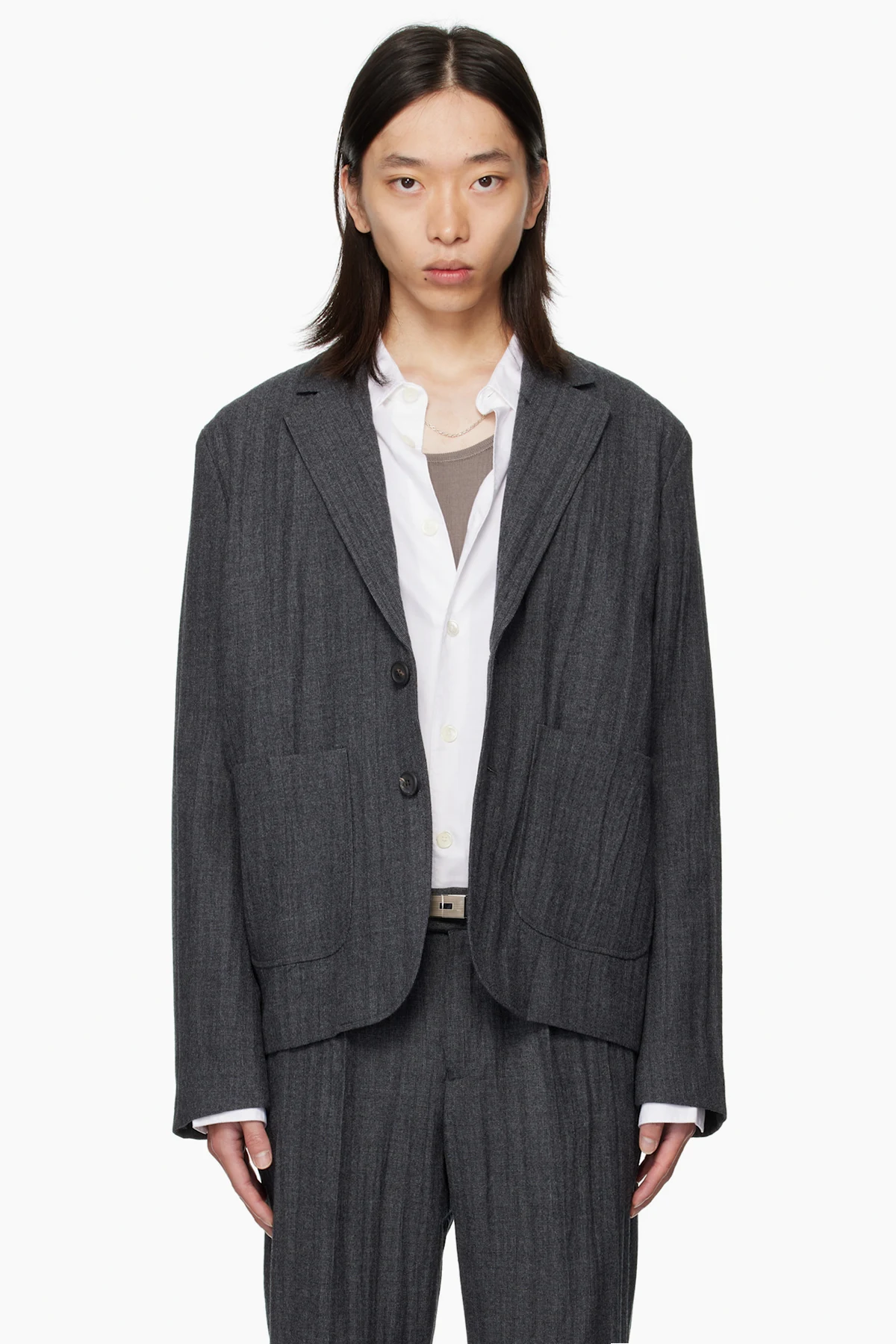 Gray Temp Blazer