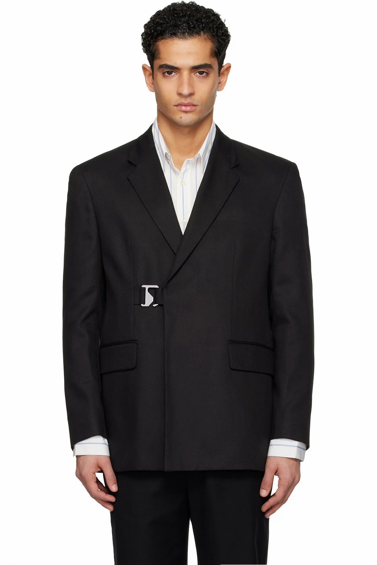 Black Hook-Eye Blazer