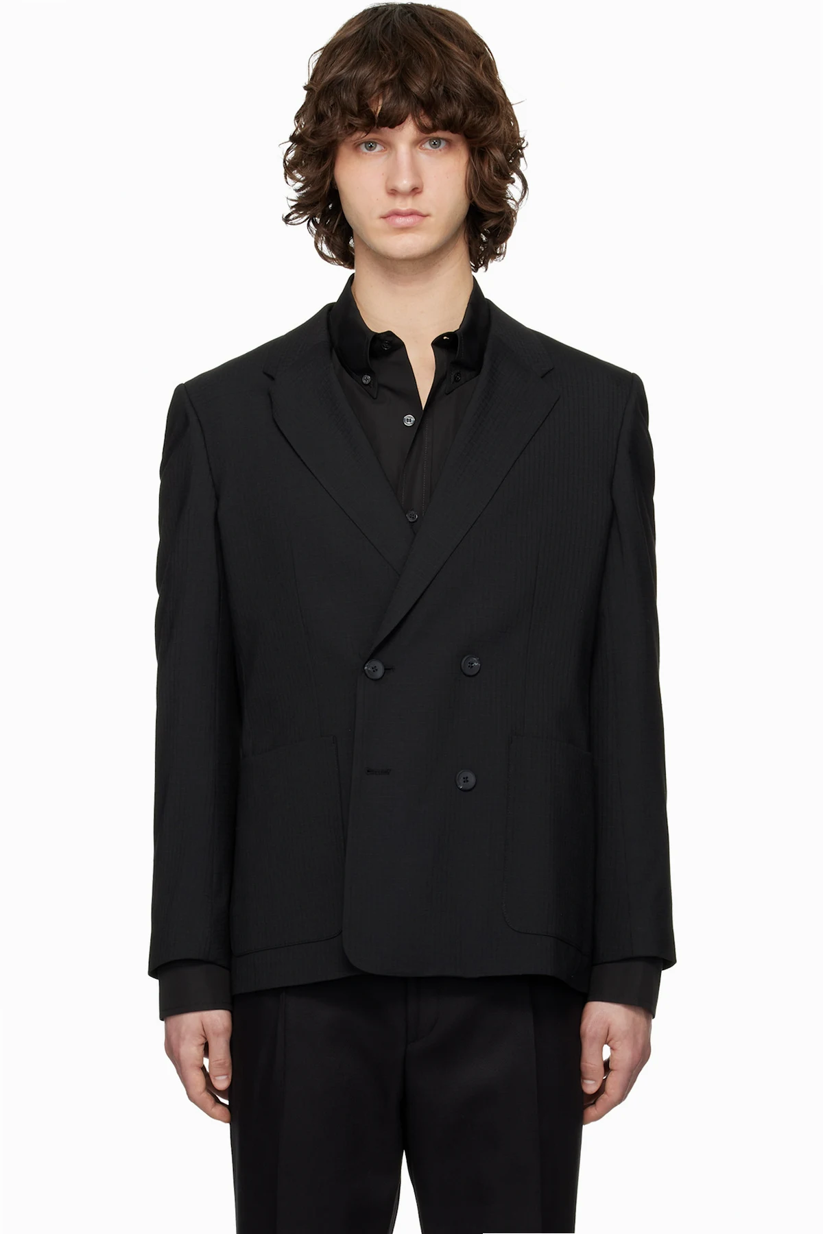 Black Slim-Fit Blazer