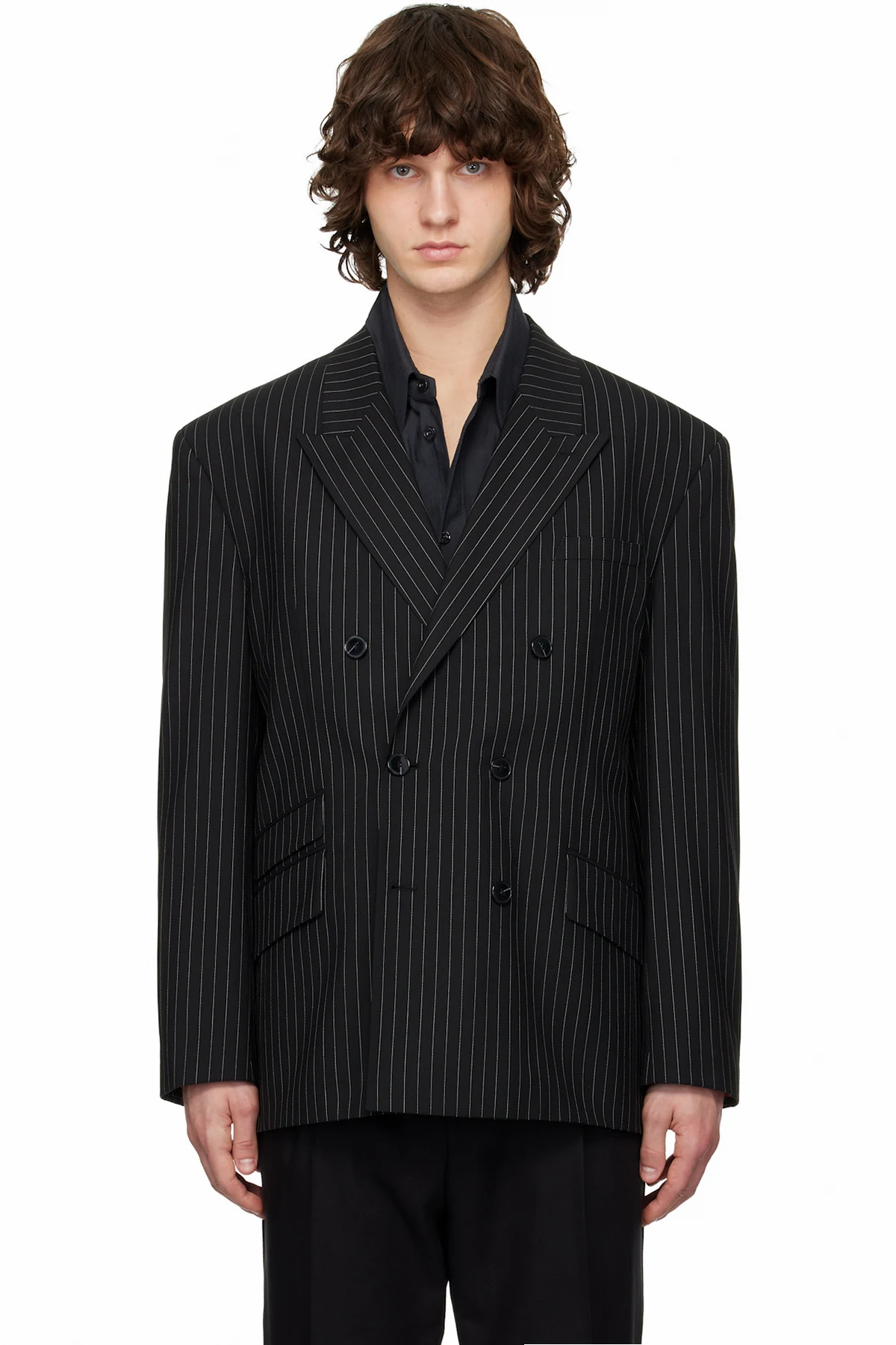 Black Oversized-Fit Blazer