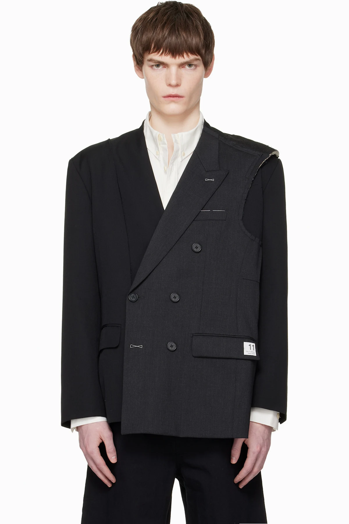 Black Jacket Patch Blazer