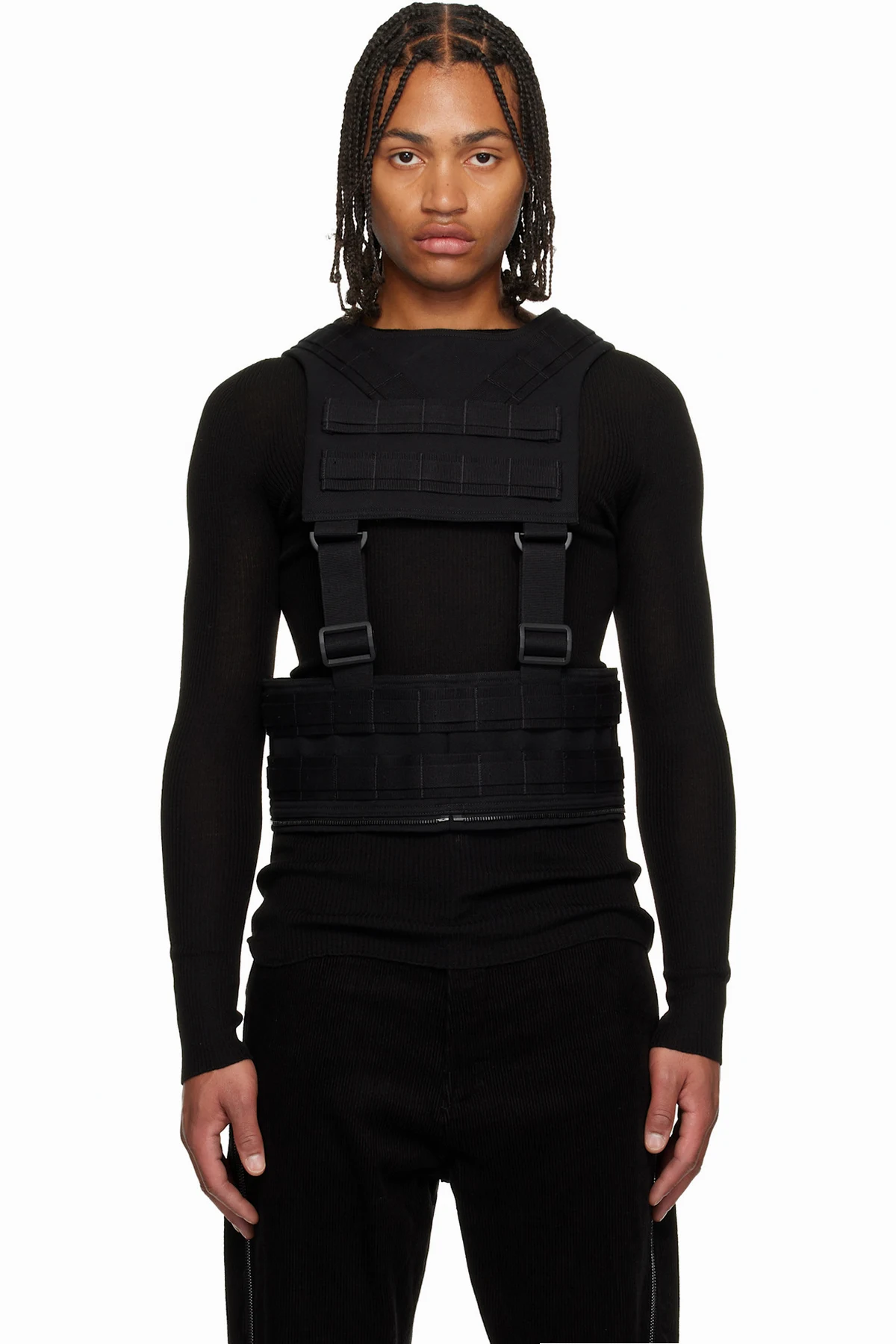 Black Concordians Harness Vest