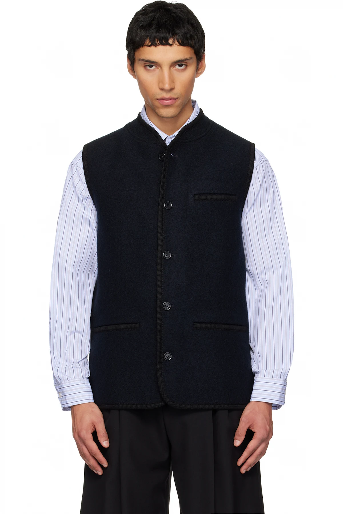 SSENSE Exclusive Navy Walker Vest