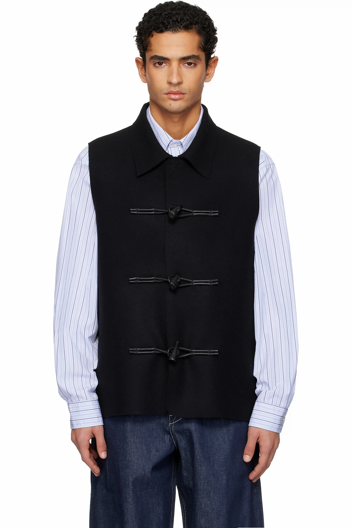 Black 'The Upholsterer' Vest