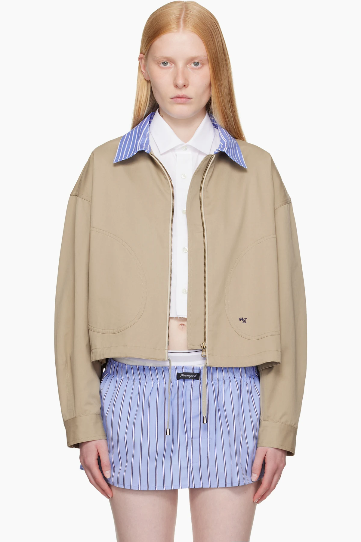 Khaki Parachute Bomber Jacket