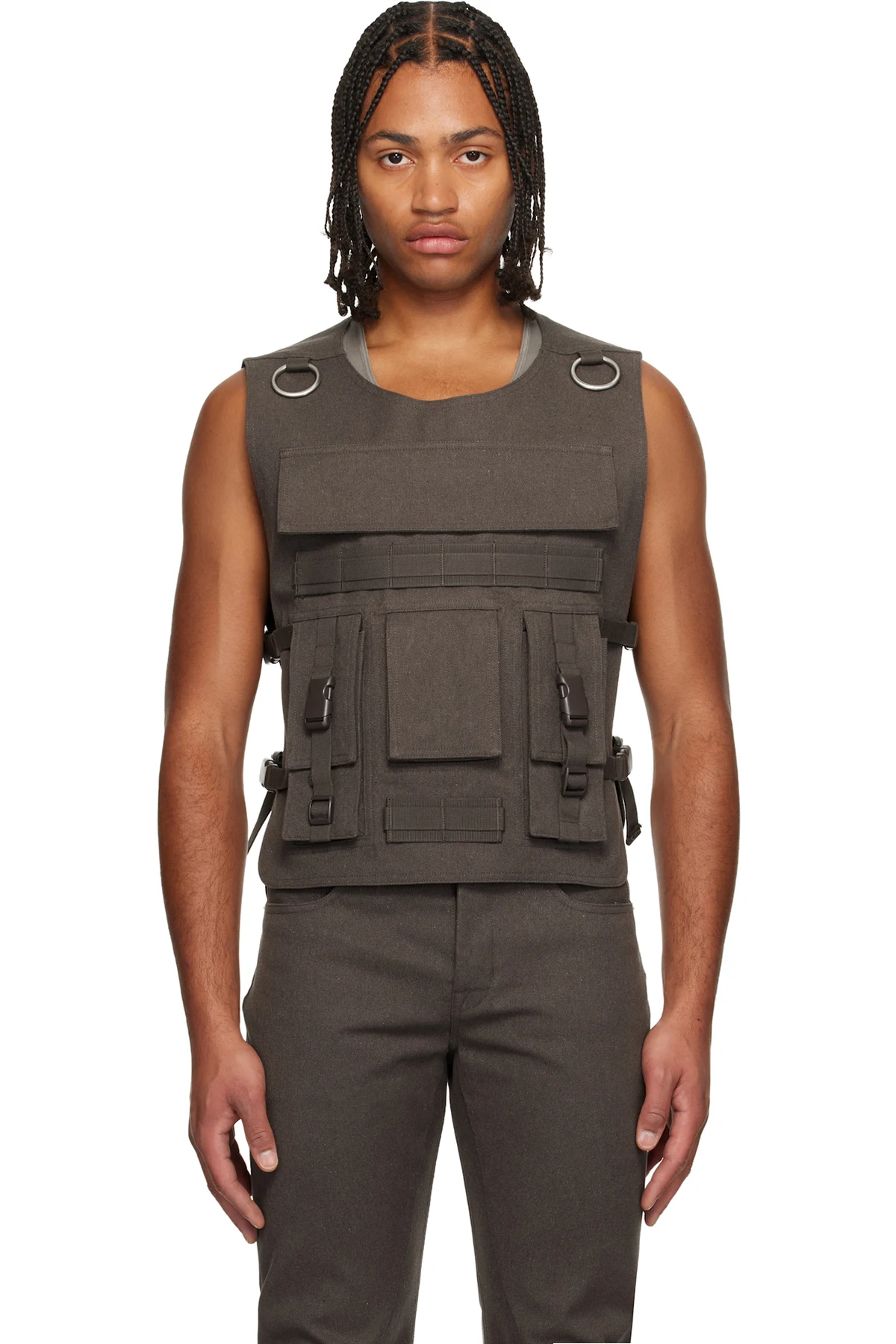 Brown Concordians Bonotto Capsule Ammo Vest