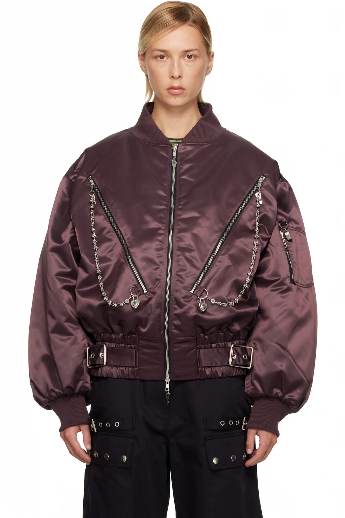 Brown Helter Bomber Jacket