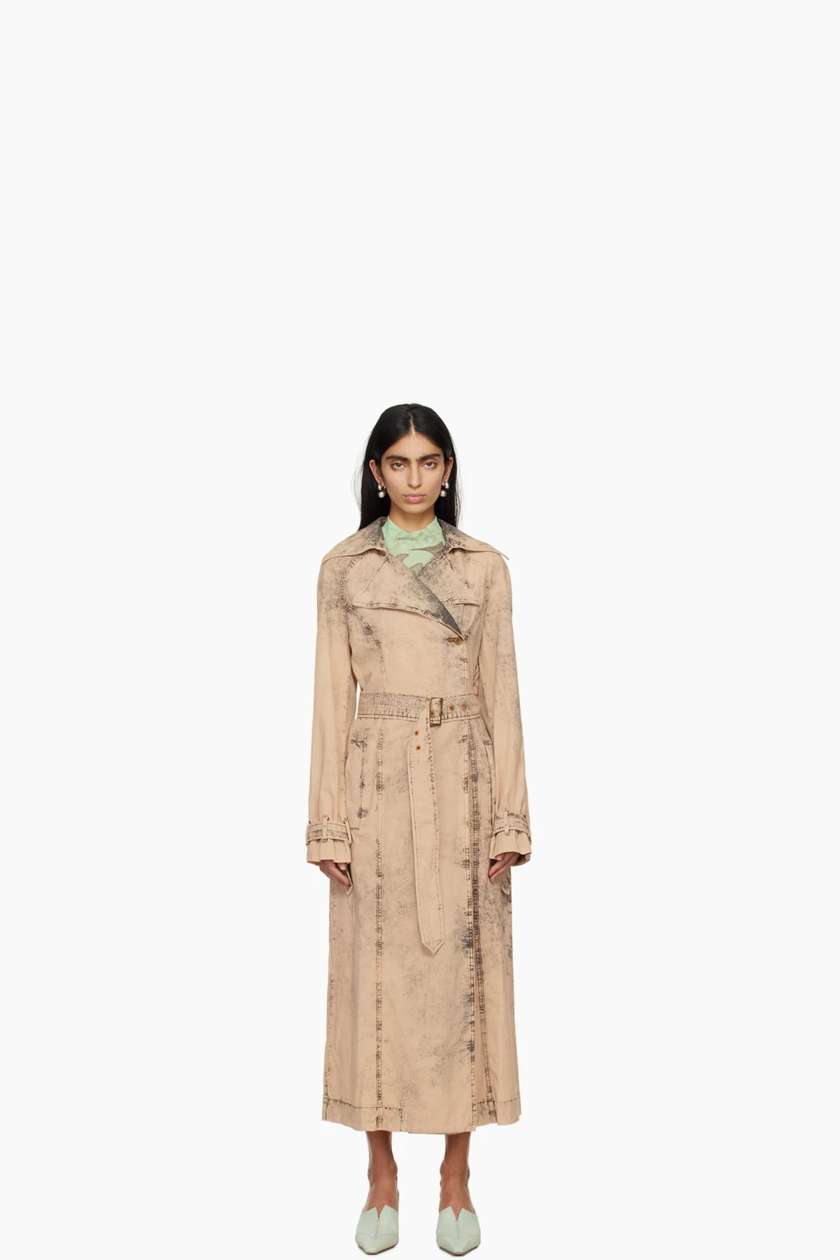 Beige Issa Trench Coat