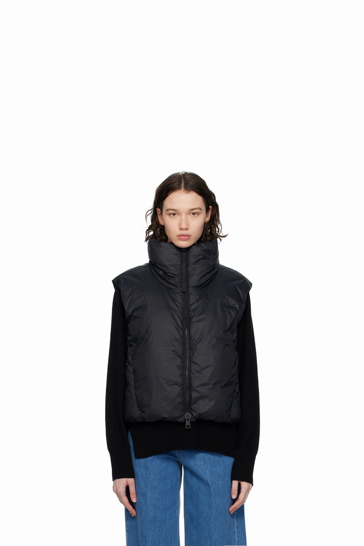 Black Spessa Down Vest