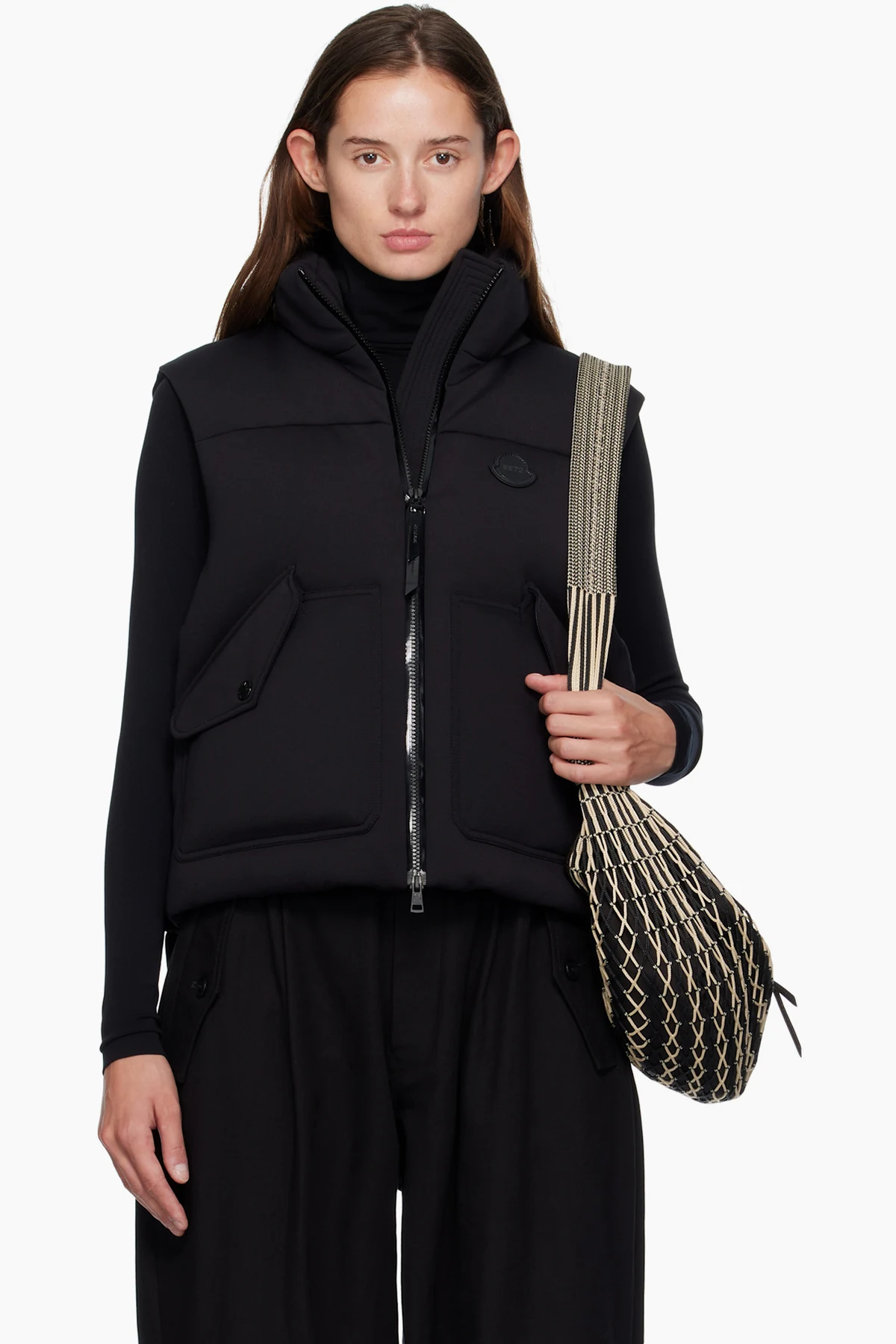 Moncler x EE72 Black Otis Down Vest