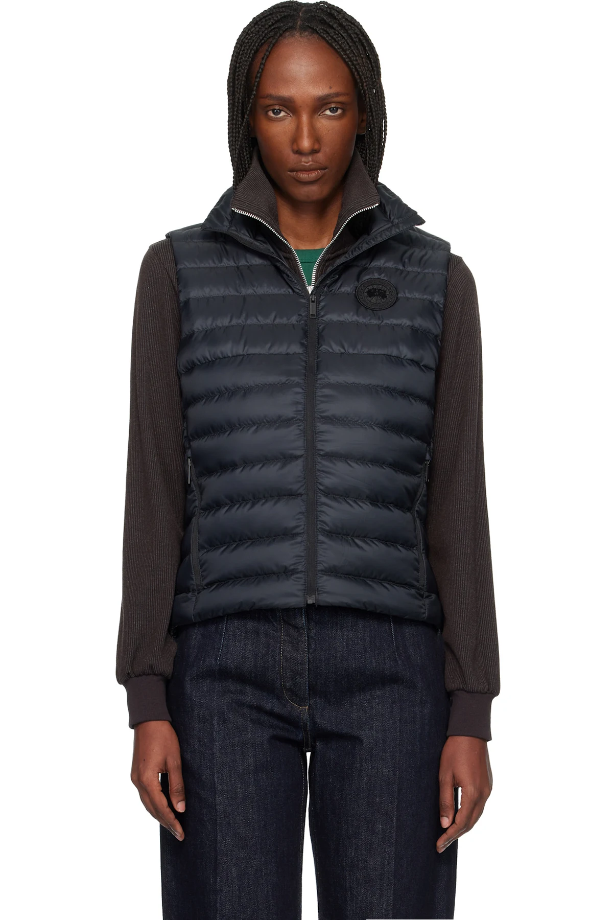 Black Aethera Down Vest