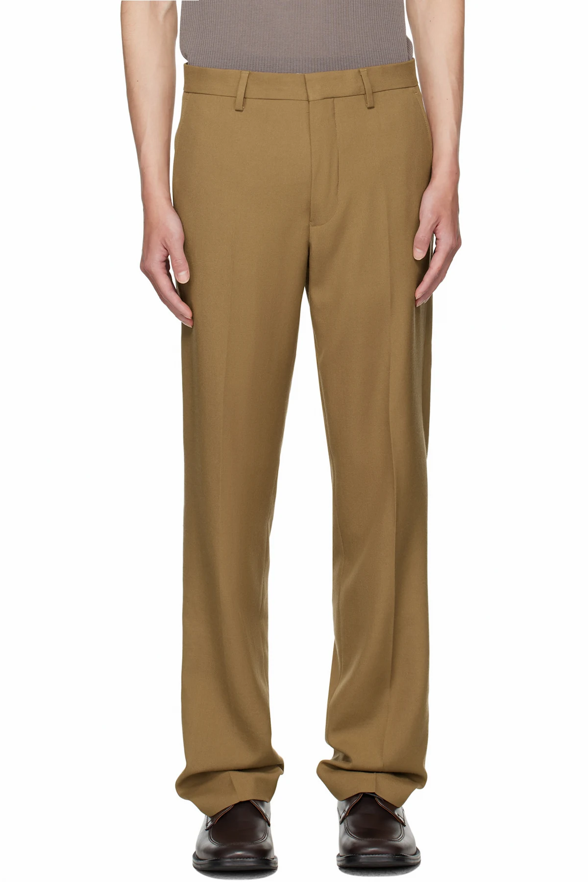 Tan Wool Trousers