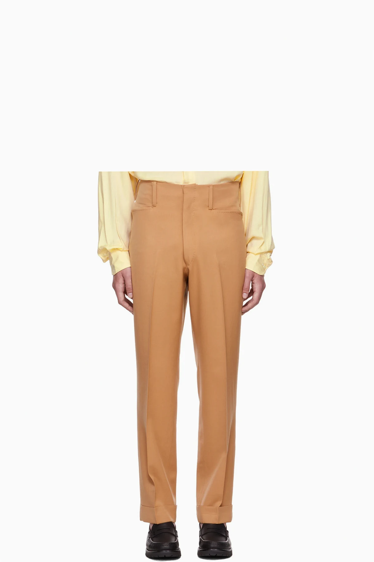 Tan Tailored Trousers