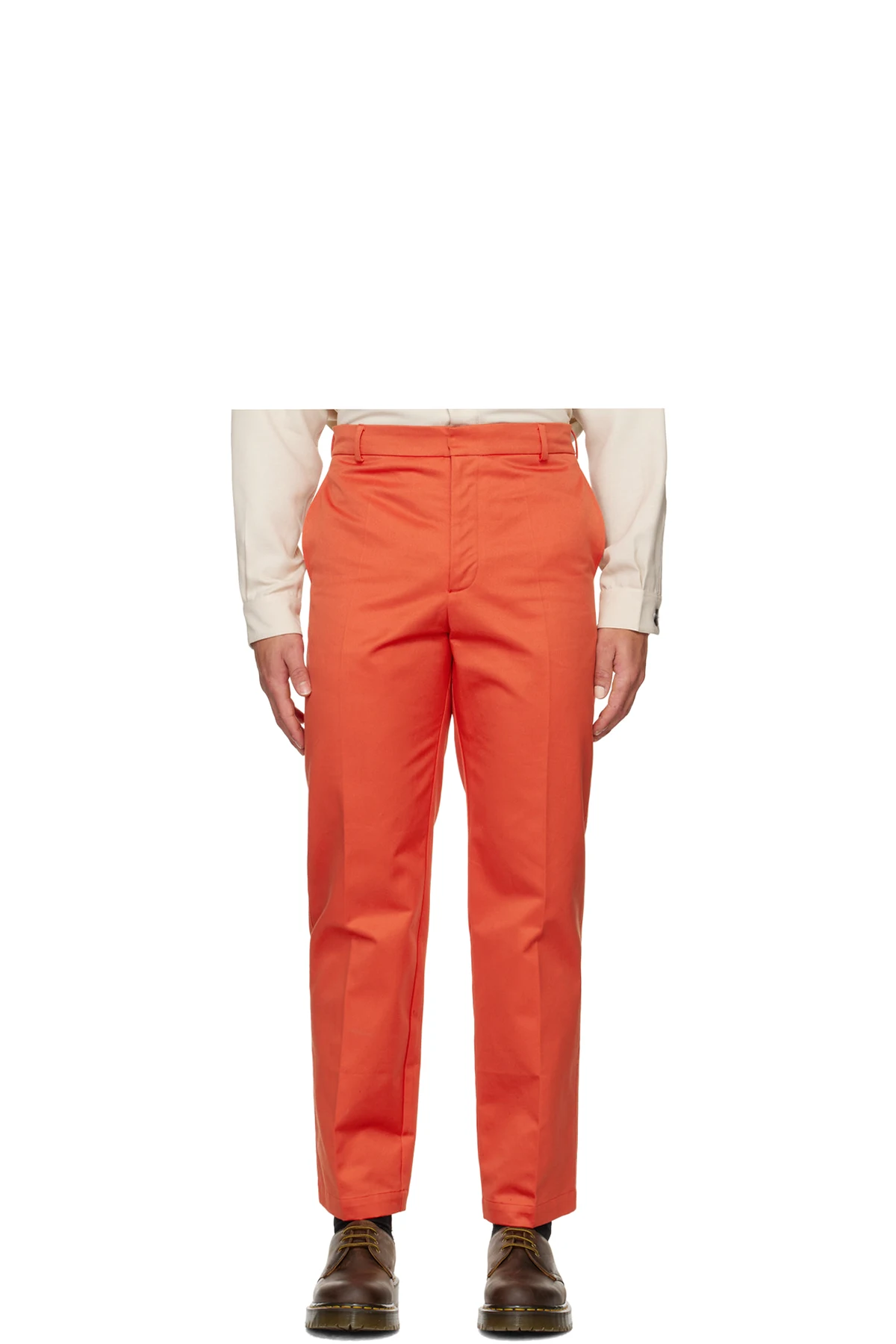 Orange Tailored Trousers