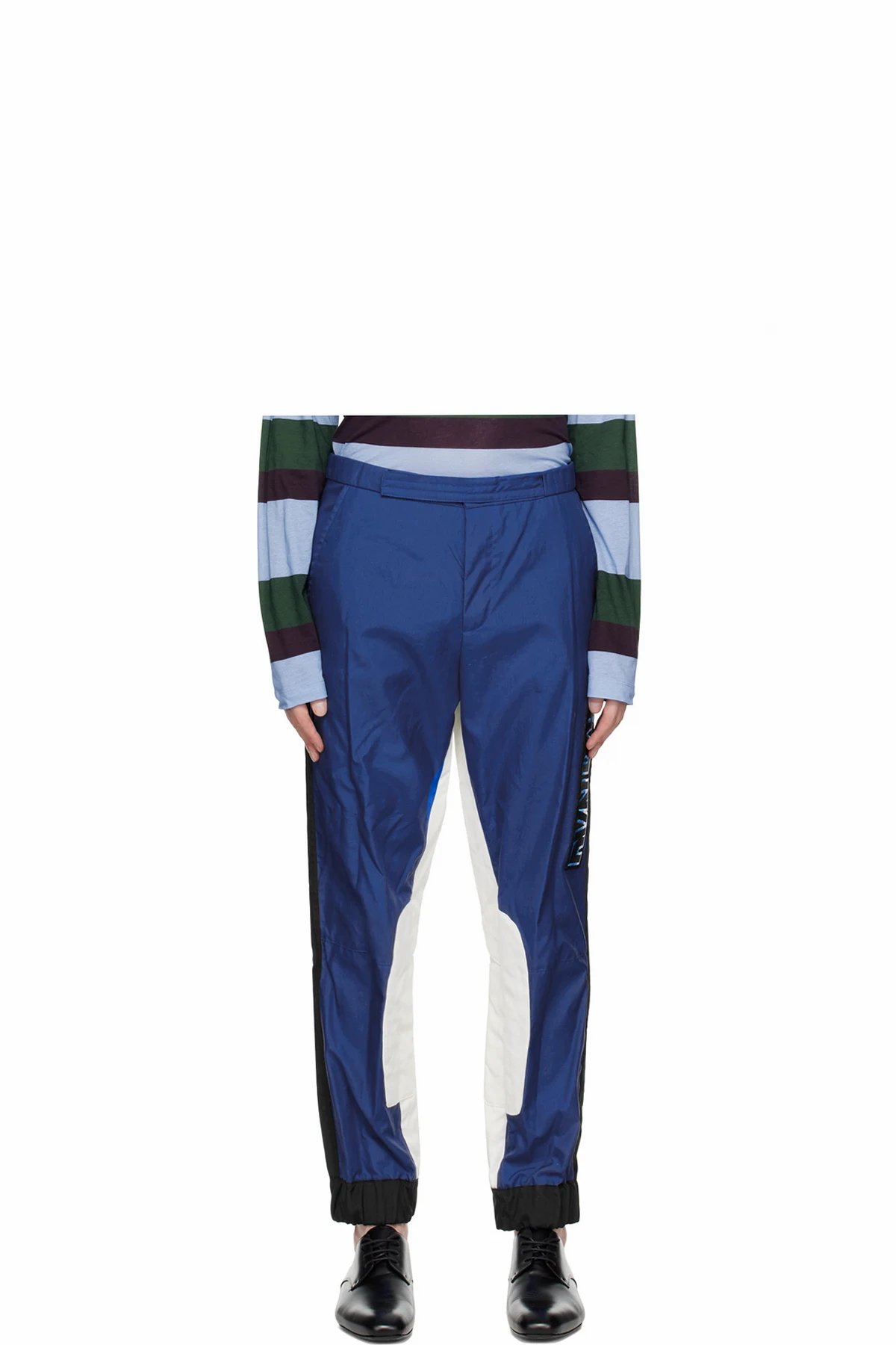 Blue & White Racing Trousers