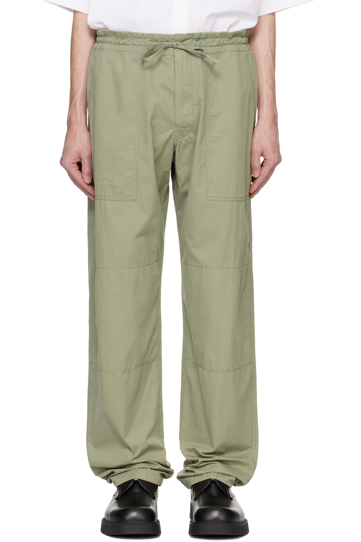 Green Light Cotton Twill Trousers