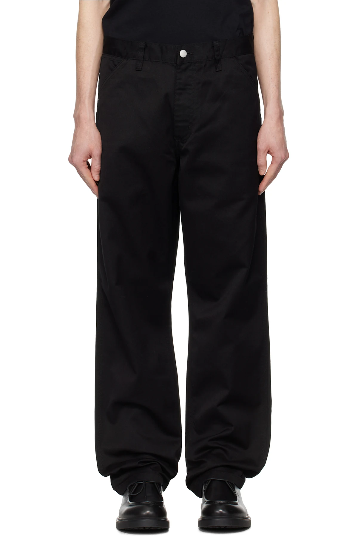 Black Simple Trousers