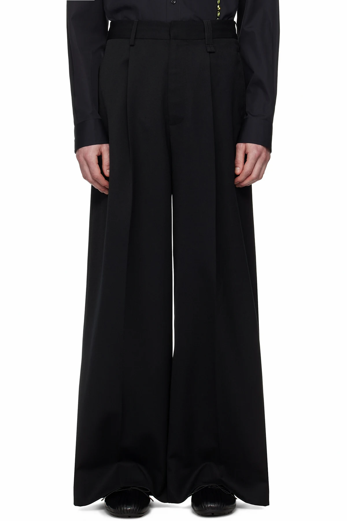 Black Wide Leg Trousers