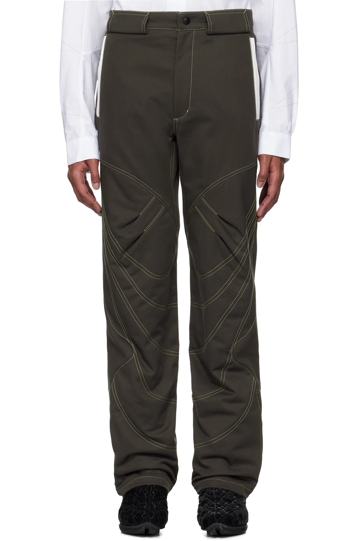 Brown Solix Zip Trousers