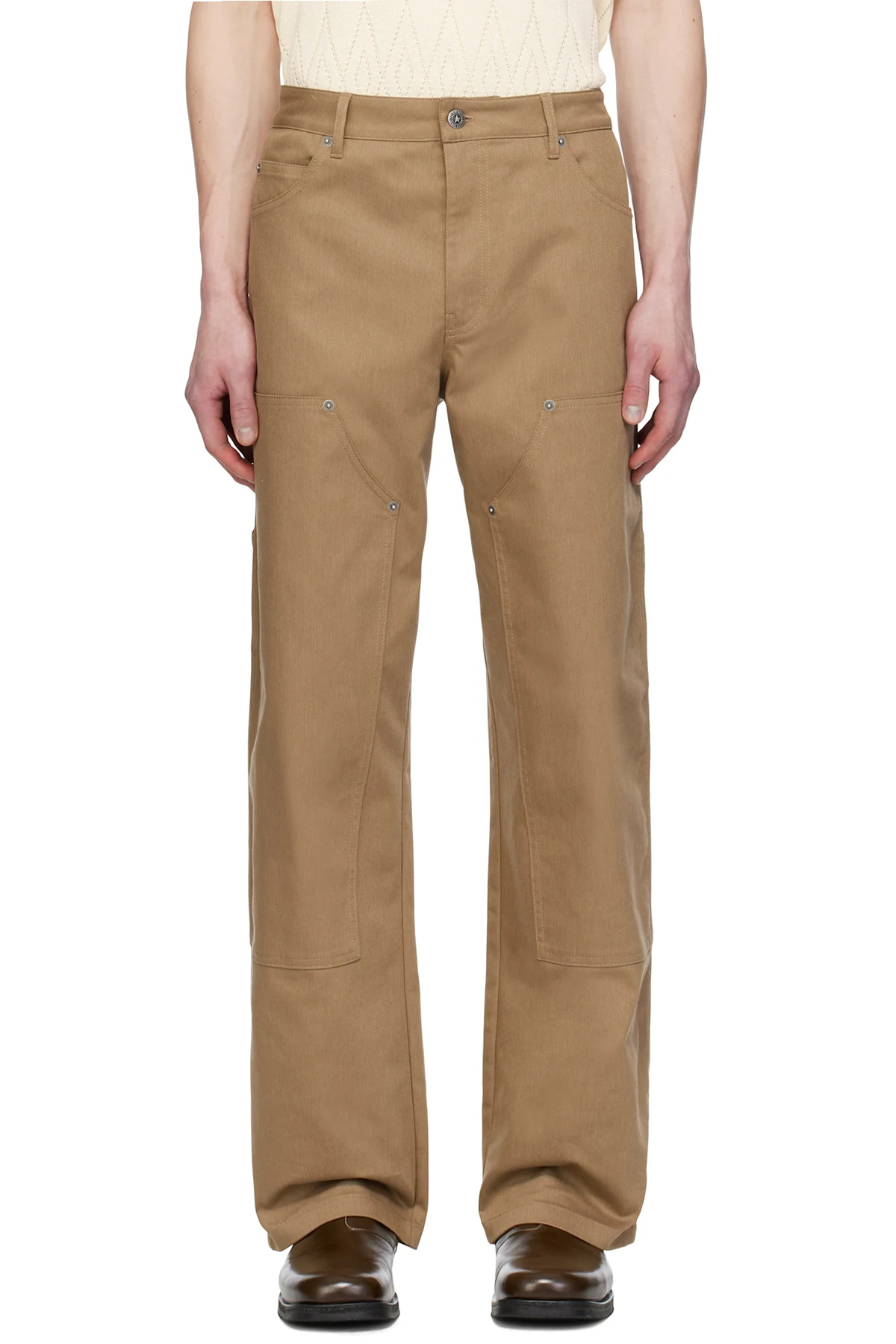 Tan Patch Trousers