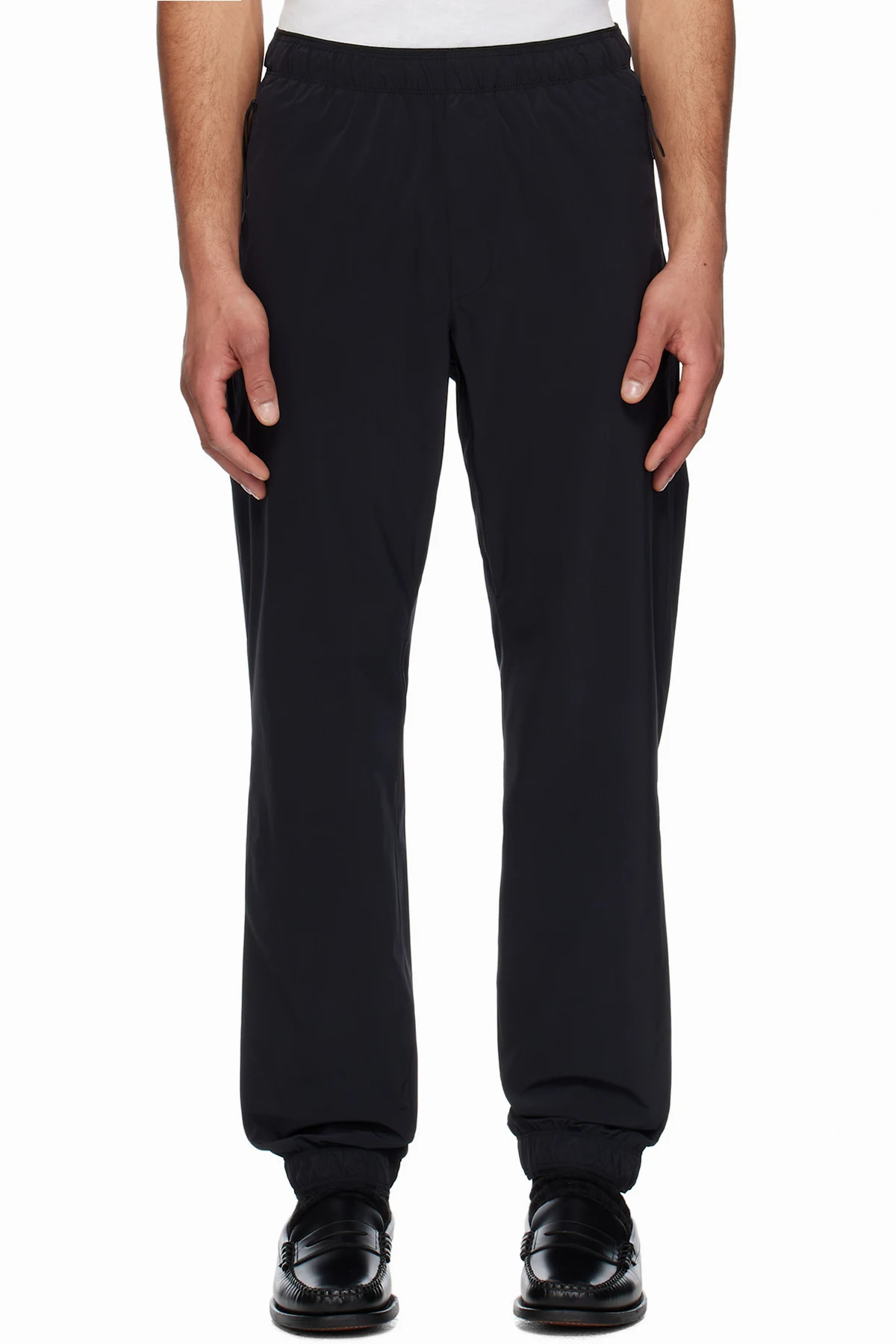 Black Logo Patch Jogging Trousers