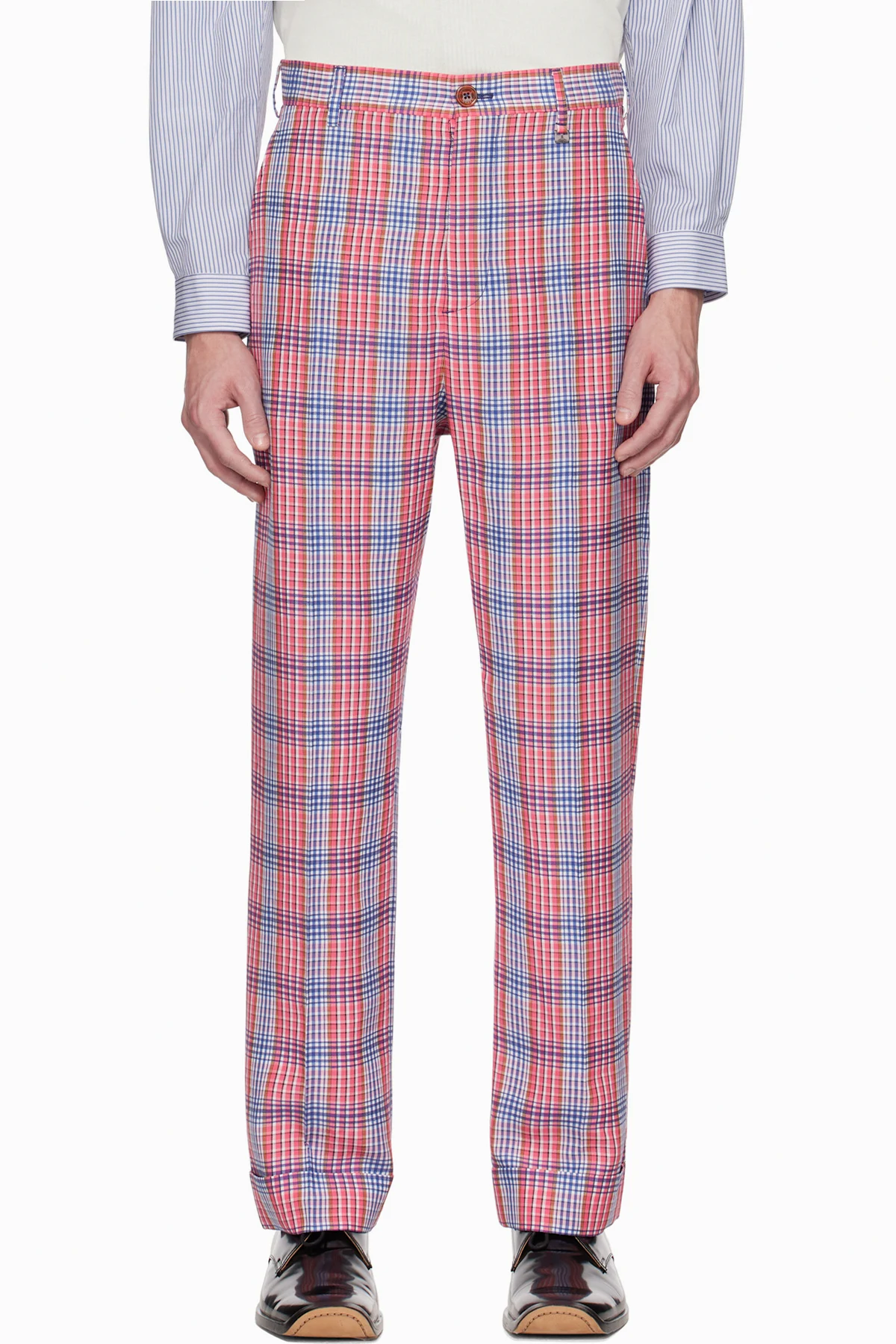 Red & Blue Doc Trousers
