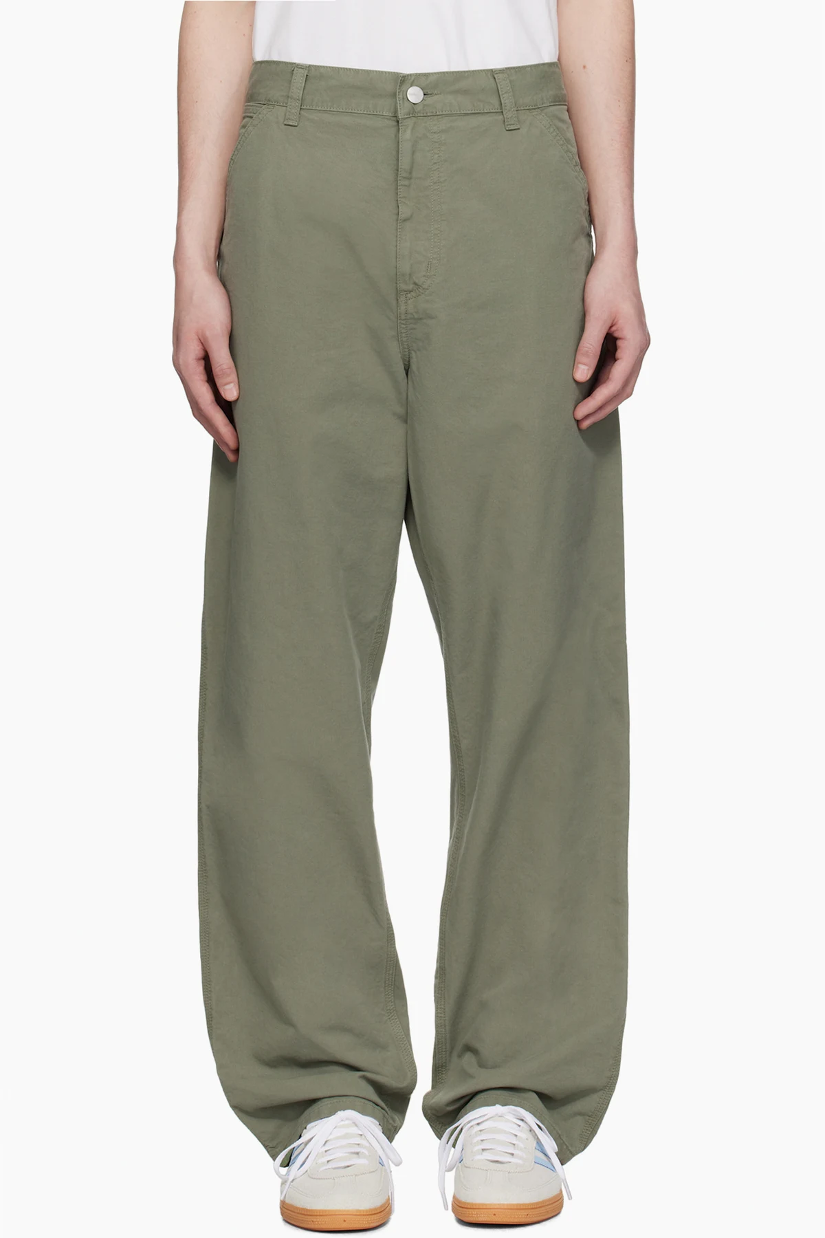 Green Single Knee Trousers